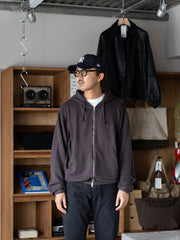 ANOTHER ASPECT / ANOTHER Zip Hoodie 1.0 -Dark Brown-