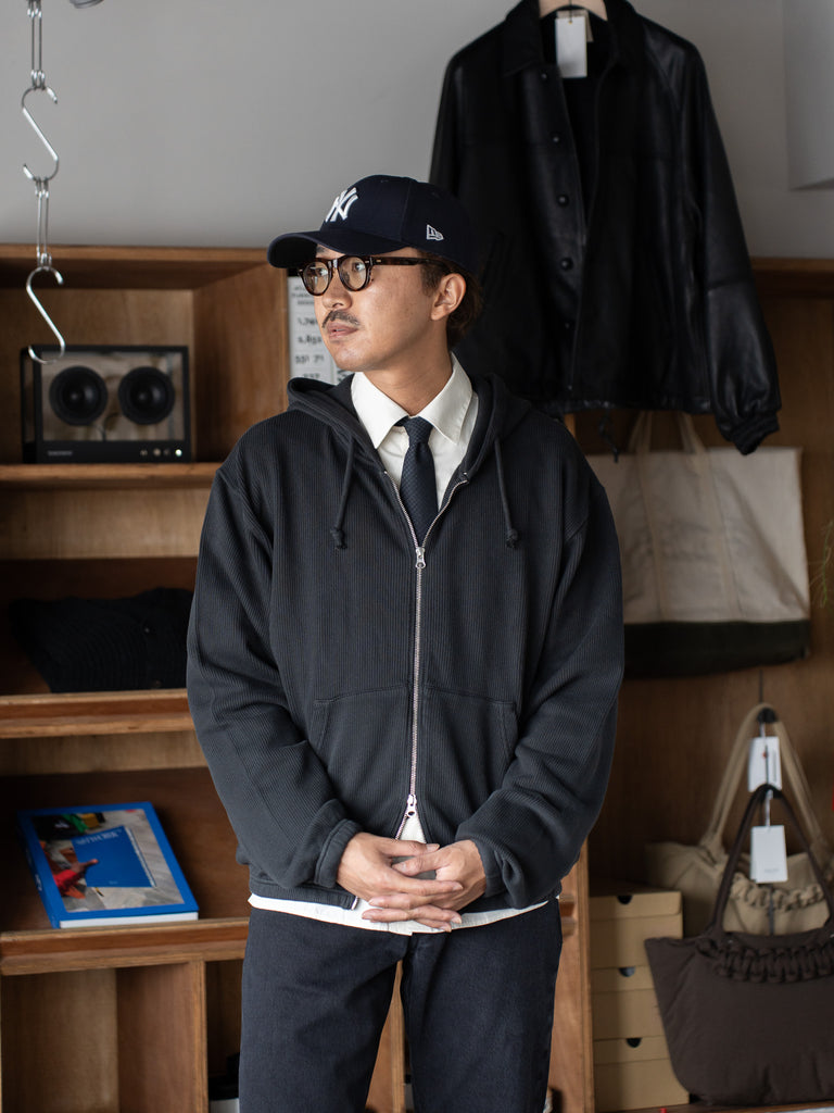 ANOTHER ASPECT / ANOTHER Zip Hoodie 1.0 -Jet Black-
