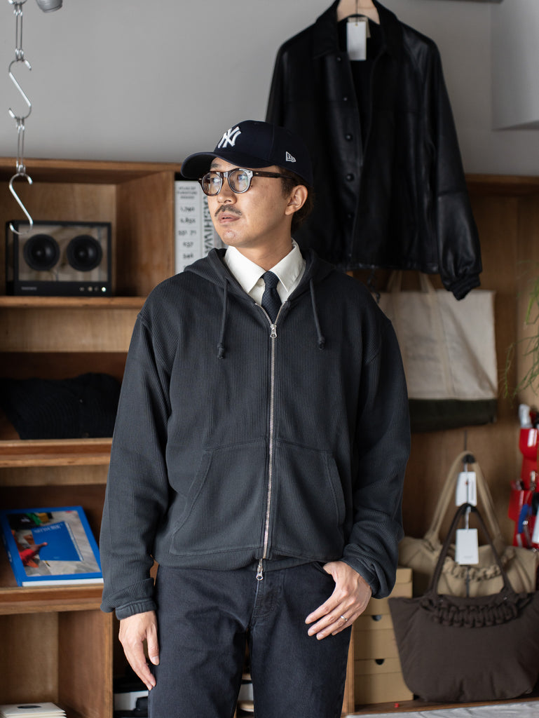 ANOTHER ASPECT / ANOTHER Zip Hoodie 1.0 -Jet Black-