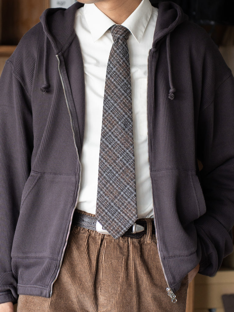 ANOTHER ASPECT / ANOTHER Tie 1.0, -Grey Check-