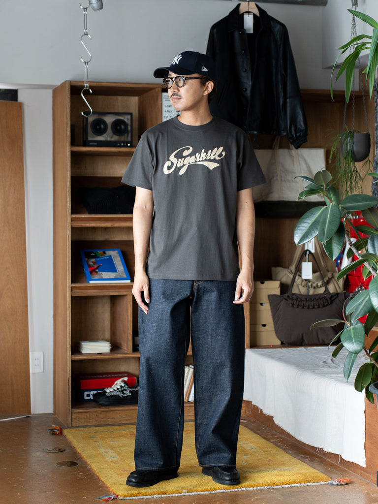 SUGARHILL / LOGO TEE -ASH BLACK-