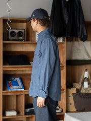 SUGARHILL / WESTERN CHAMBRAY SHIRT -INDIGO-