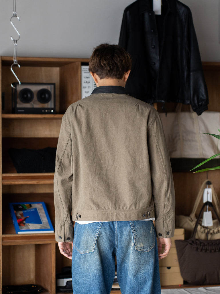 【8/1(土)12:00発売】ULTERIOR / FADED CORKSCREW TWILL WORK JKT -FADED BROWN-