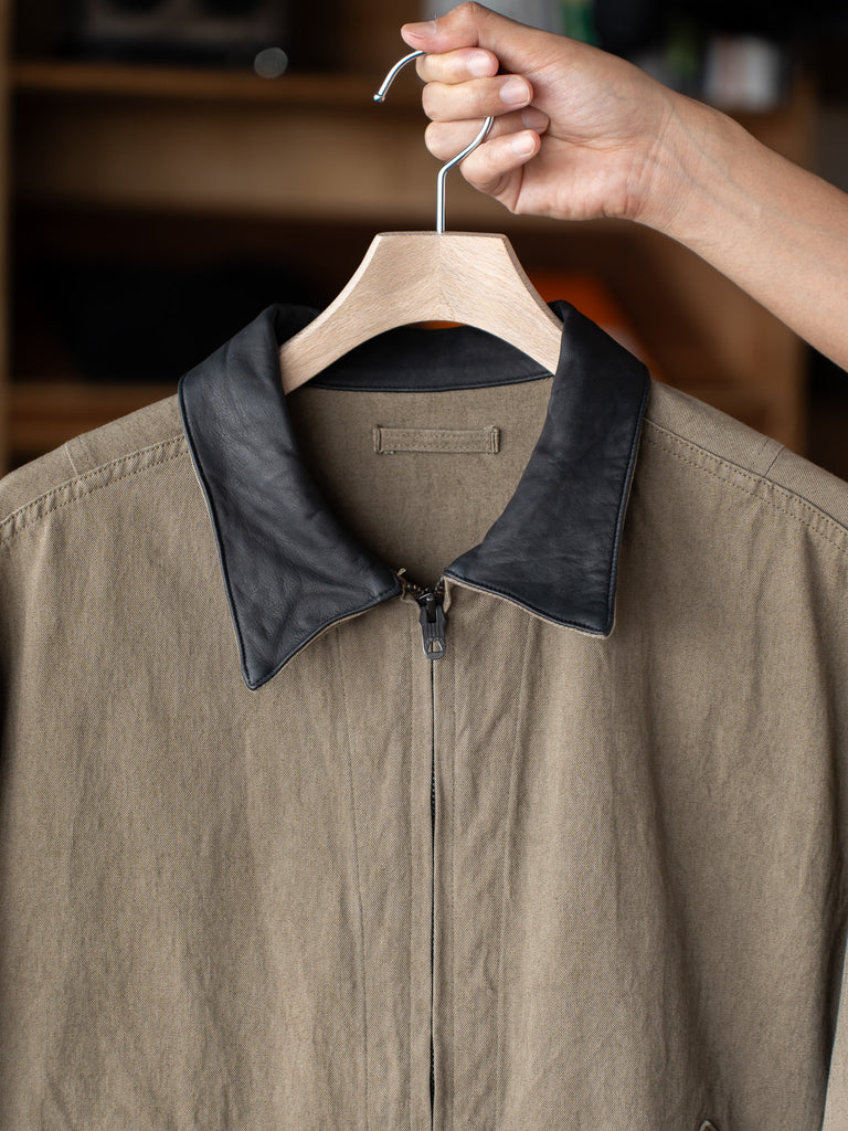 【8/1(土)12:00発売】ULTERIOR / FADED CORKSCREW TWILL WORK JKT -FADED BROWN-