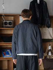【8/1(土)12:00発売】ULTERIOR / FADED CORKSCREW TWILL WORK JKT -FADED BLACK-
