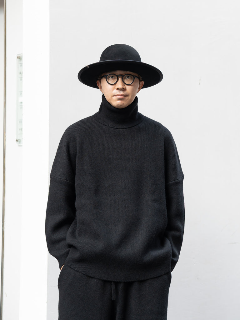 新品 nonnotte Silt Crew Neck Pullover ニット nonnotte Slit Crew Neck Pullover YAKNatural × White