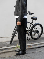 nonnotte / 針織褲超寬 -YAKNatural × TopGray-