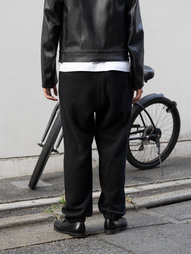 nonnotte / 針織褲超寬 -YAKNatural × TopGray-