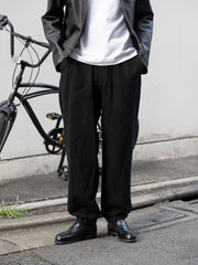 nonnotte / 針織褲超寬 -YAKNatural × TopGray-