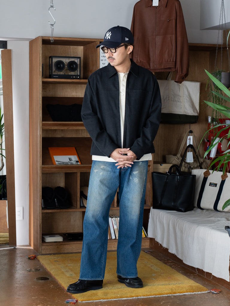 ANOTHER ASPECT / ANOTHER Overshirt 3.0 -Black-