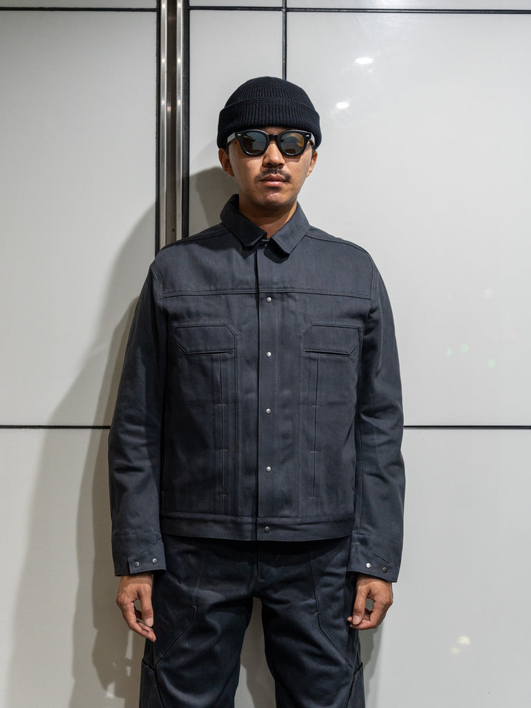 OPPOSE DUALITY / 6Pocket Panel Denim Jacket 2nd-Dark Gray-