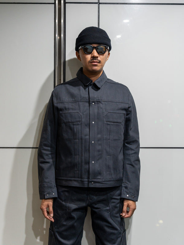 OPPOSE DUALITY / 6Pocket Panel Denim Jacket 2nd-Dark Gray-