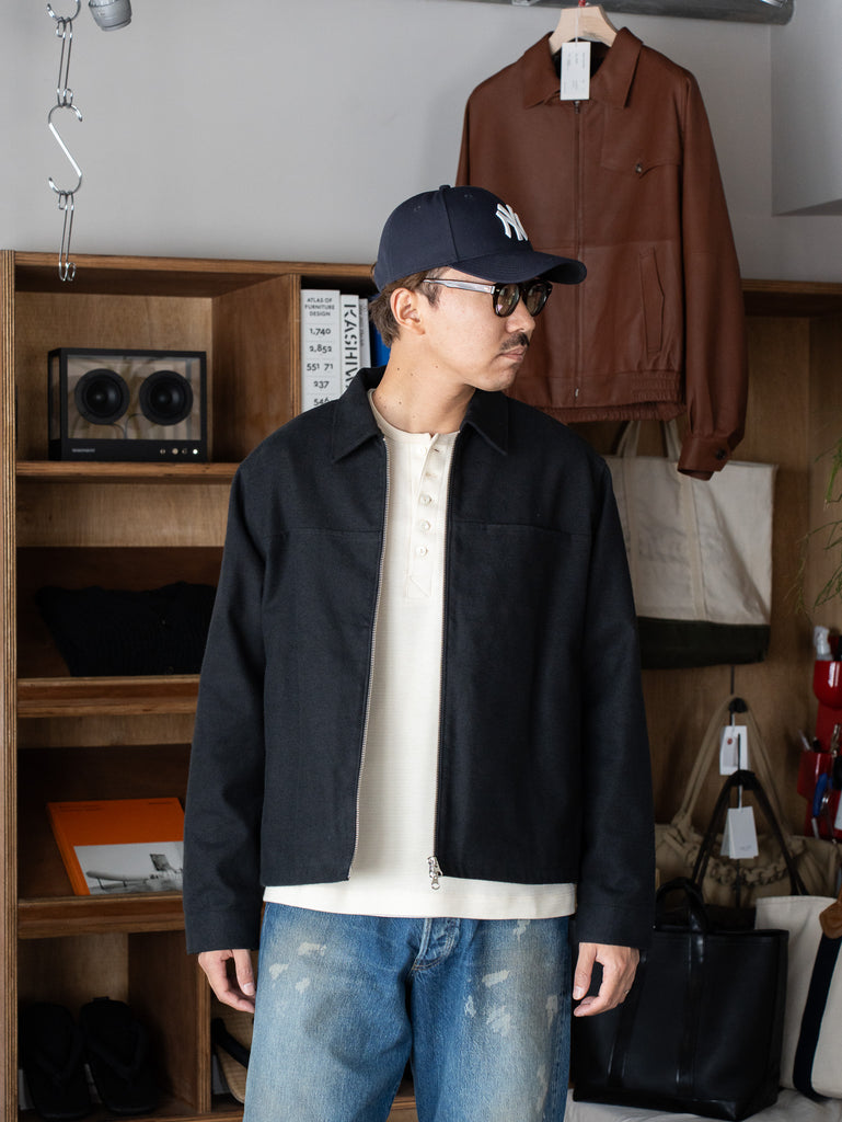 ANOTHER ASPECT / ANOTHER Overshirt 3.0 -Black-