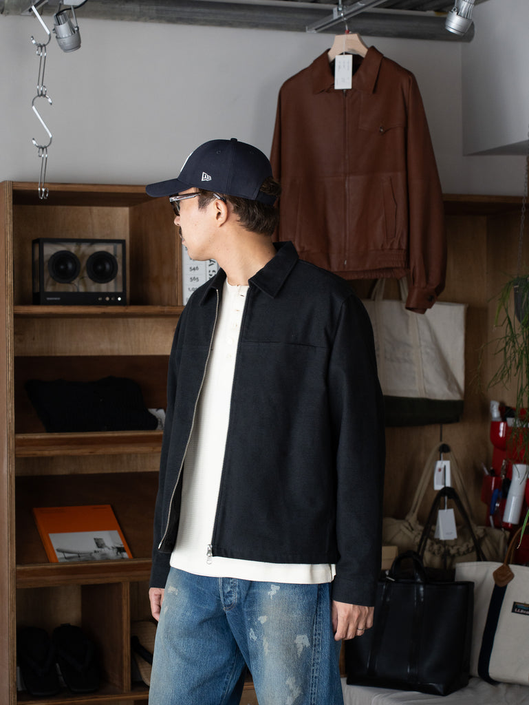 ANOTHER ASPECT / ANOTHER Overshirt 3.0 -Black-