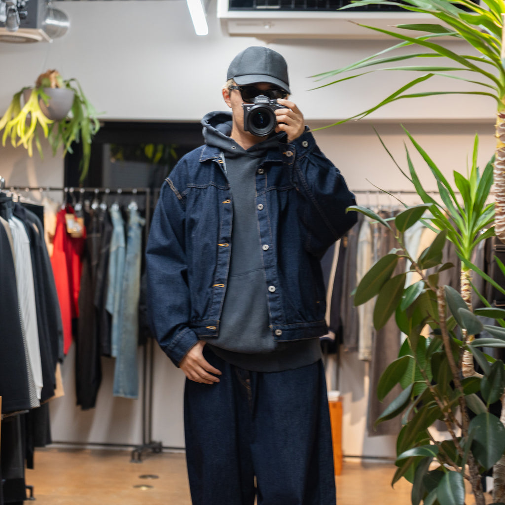 [Scheduled to arrive in September] refomed / OLD MAN DENIM JACKET “OW”-INDIGO-