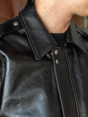 【8/9(日)発売】SUGARHILL / SHRINK LEATHER G-1 JACKET -BLACK SHRINK-