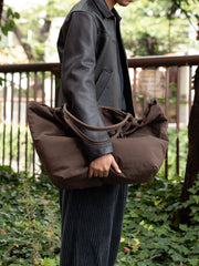 SAGAN VIENNA / NYP_XL PAZAR 手提袋 XL 植物染料尼龍-黑色-