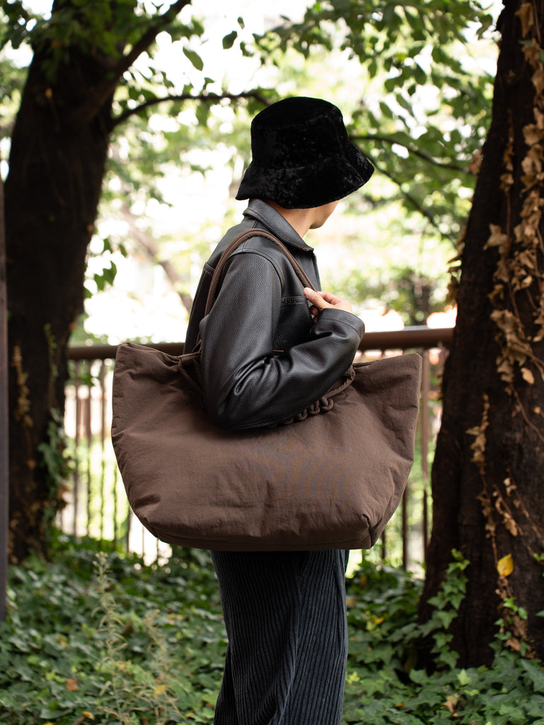 SAGAN VIENNA / NYP_XL PAZAR 手提袋 XL 植物染料尼龍-黑色-