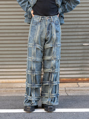 【10/21発売】SUGARHILL / CAGED DENIM PANTS-INDIGO-