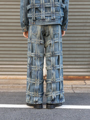 【10/21発売】SUGARHILL / CAGED DENIM PANTS-INDIGO-