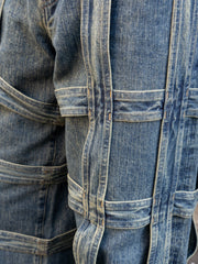 【10/21発売】SUGARHILL / CAGED DENIM PANTS-INDIGO-