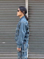 【10/21発売】SUGARHILL / CAGED DENIM JACKET-INDIGO-