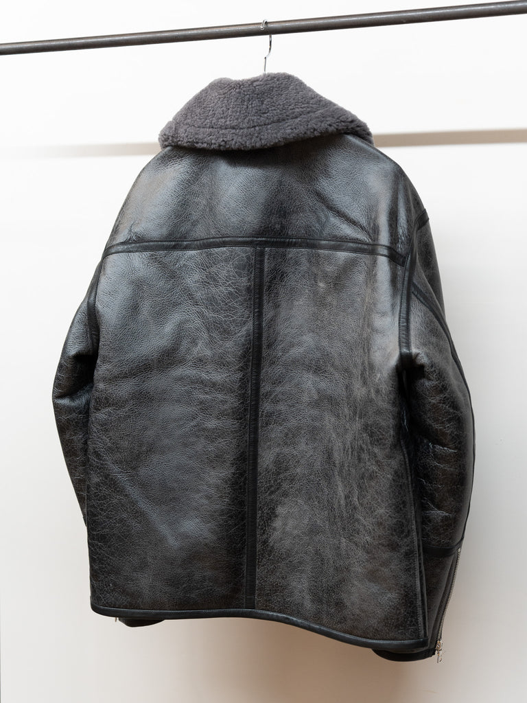 [Scheduled to arrive in September] ROLD SKOV / AVIATOR JACKET-BLACK-