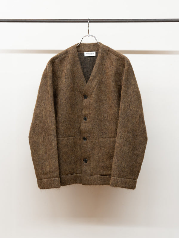 ROLD SKOV / ROYAL CARDIGAN-Light Brown-