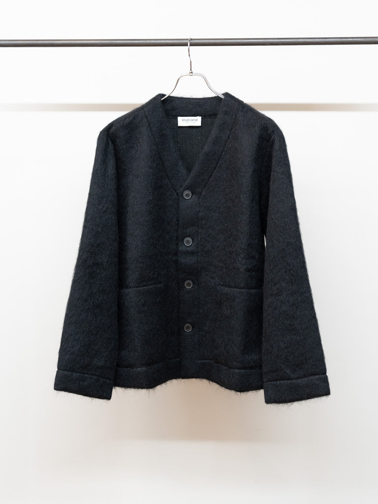 ROLD SKOV / ROYAL CARDIGAN-BLACK-