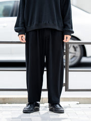 THE DAY /  SUPER 180’s EASY TROUSERS -BLACK-