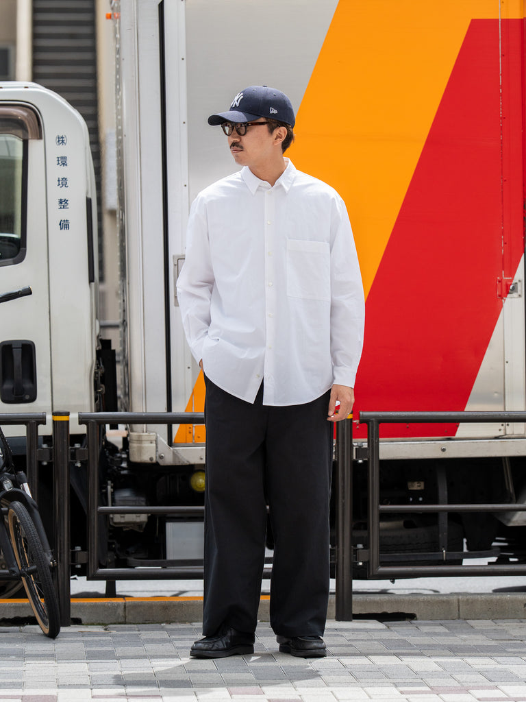 BESTIAIRE / PLAIN SHIRT-WHITE-