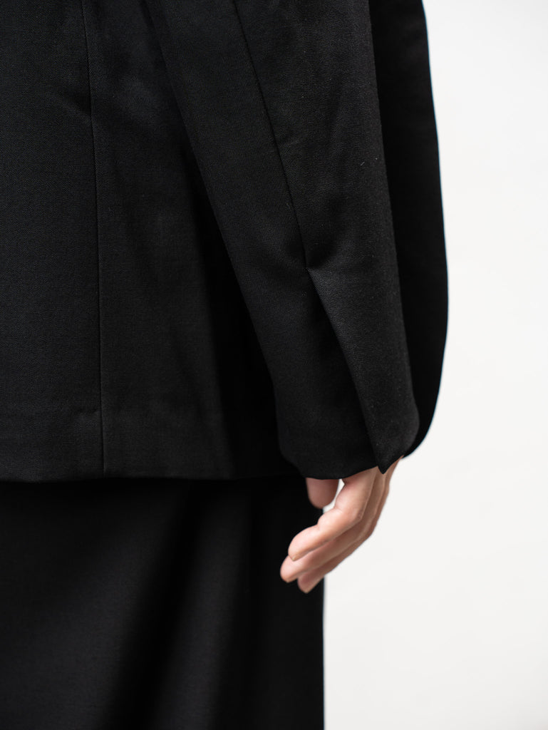 nonnotte / 三角龜領套頭衫-YAKNatural × 白色-