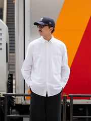 BESTIAIRE / PLAIN SHIRT-WHITE-