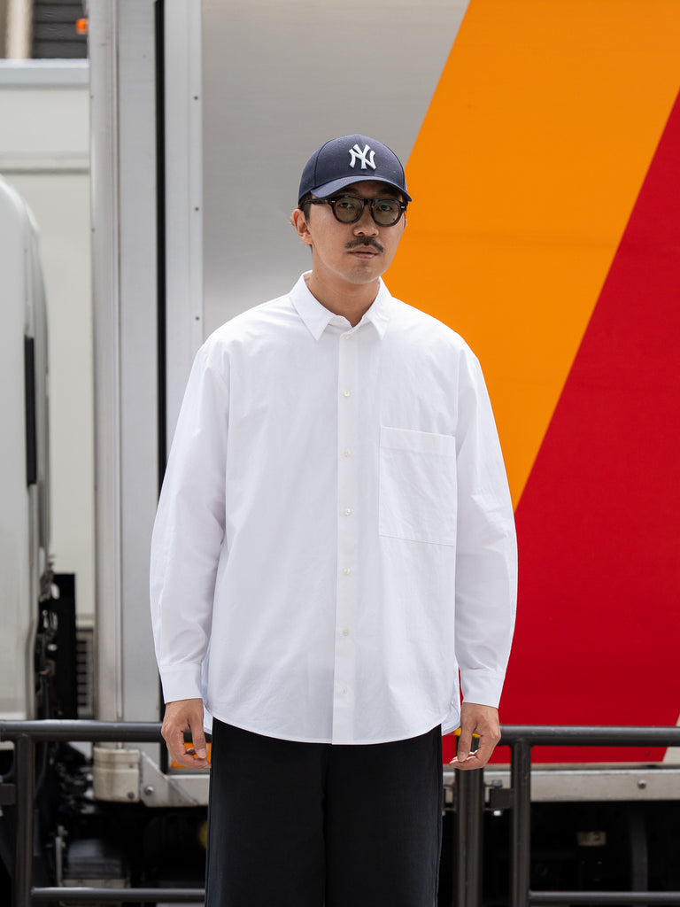 BESTIAIRE / PLAIN SHIRT-WHITE-