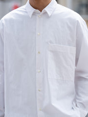 BESTIAIRE / PLAIN SHIRT-WHITE-