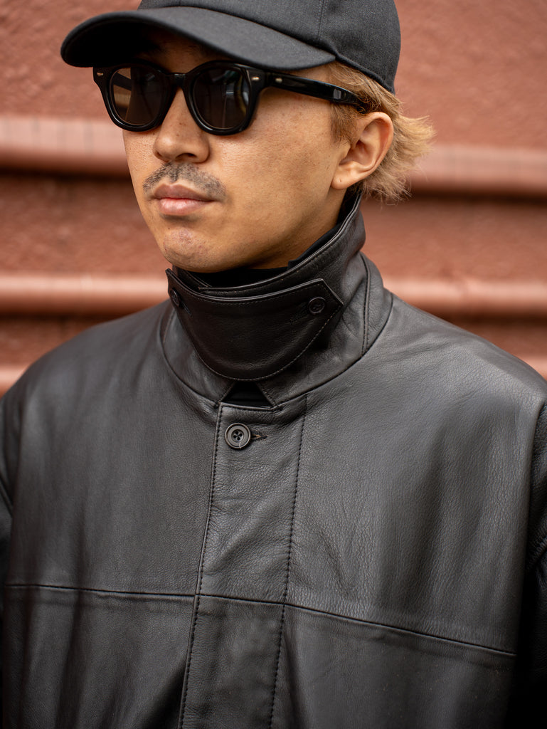 [Scheduled to arrive in September] CCU / MAC COAT-COW BLACK-