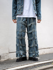 【10/21発売】SUGARHILL / CAGED DENIM PANTS-INDIGO-