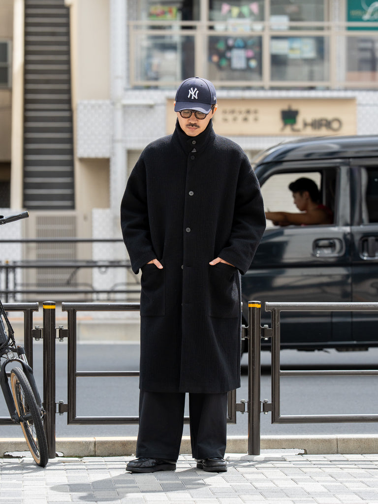 BESTIAIRE / PATCH POKET COAT -BLACK-