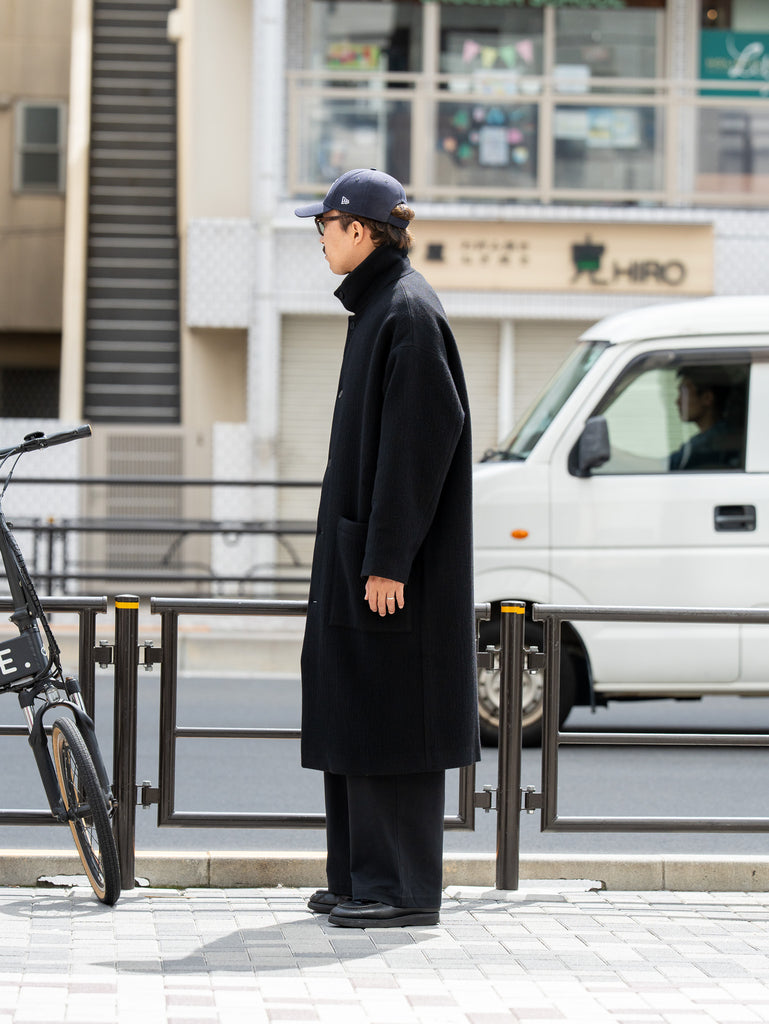 BESTIAIRE / PATCH POKET COAT -BLACK-