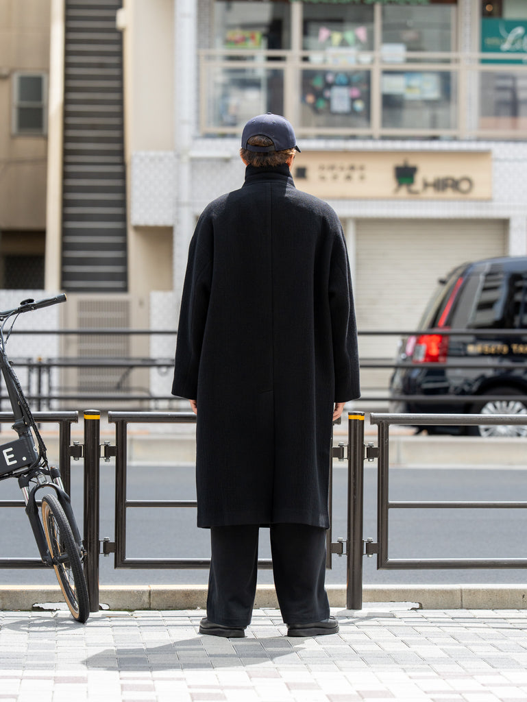 BESTIAIRE / PATCH POKET COAT -BLACK-