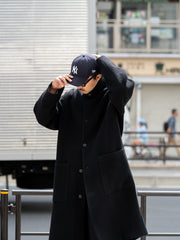 BESTIAIRE / PATCH POKET COAT -BLACK-