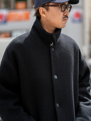 BESTIAIRE / PATCH POKET COAT -BLACK-