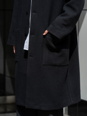 BESTIAIRE / PATCH POKET COAT -BLACK-