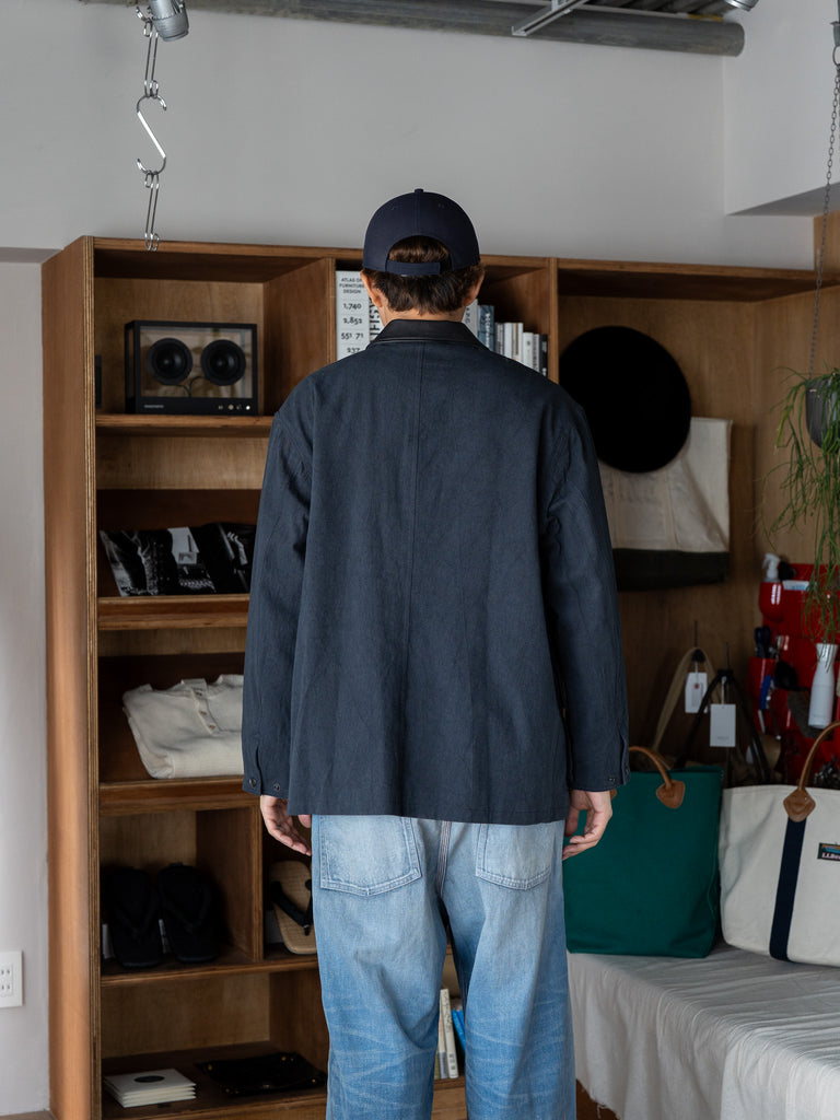 【8/29(土) 12時頃発売】ULTERIOR / FADED CORKSCREW TWILL HUNTING JKT -FADED BLACK-