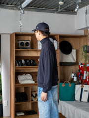 【8/29(土) 12時頃発売】ULTERIOR / SUPER FINE WOOL COTTON TURTLE-NECK TOP -FRENCH NAVY-