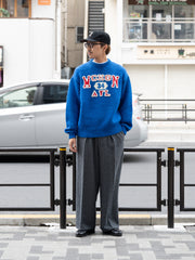 nonnotte / 針織褲超寬 -YAKNatural × TopGray-