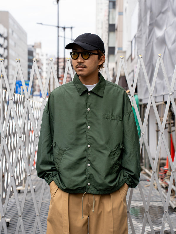 refomed / H-M-D CORDLOOP COACH JACKET -GREEN-