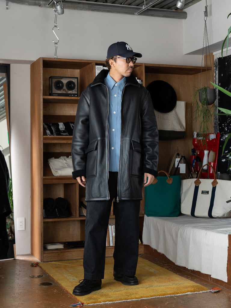 Gurank / CH Belted work pants -BLK-