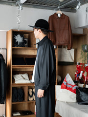 nonnotte / Draping Big Yoke Raglan Drizzler Jacket -Deep Black-