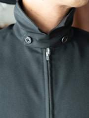 nonnotte / Draping Big Yoke Raglan Drizzler Jacket -Deep Black-